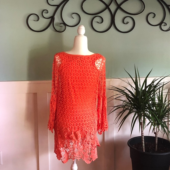 Cotton crochet sweater - Picture 2 of 3